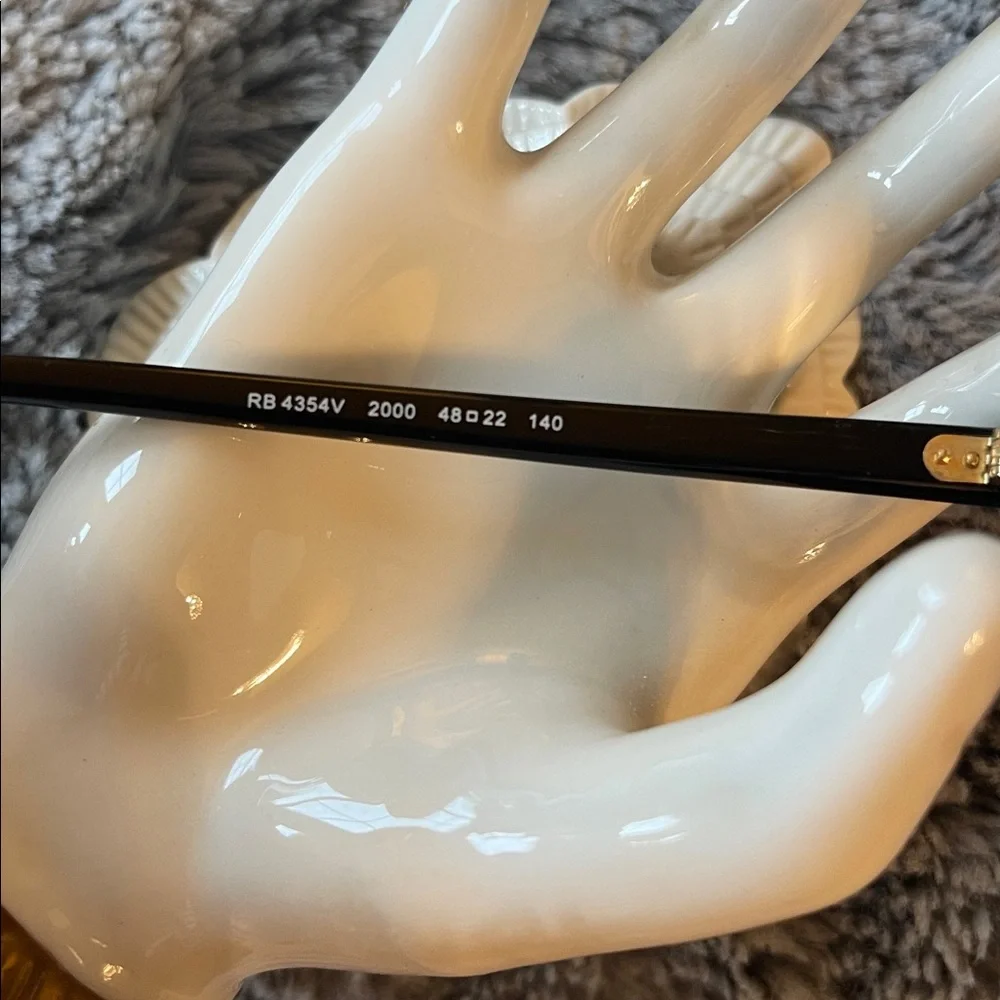 GUC. Ray-Ban 4354V Black and Gold Glasses. LENSES WILL NEED TO CHANGED